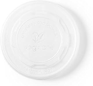 Vegware 12-32 oz Soup Container Flat Lid - 500/Case