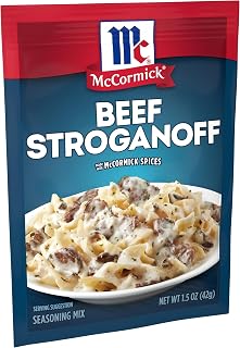 McCormick Beef Stroganoff Seasoning Mix, 1.5 oz (Pack of 6)