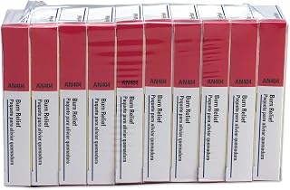 First Aid Only FAO AN404 AN-404 Burn Treatment Pack Refills for ANSI-Compliant Kits/Cabinets (Pack of 60)