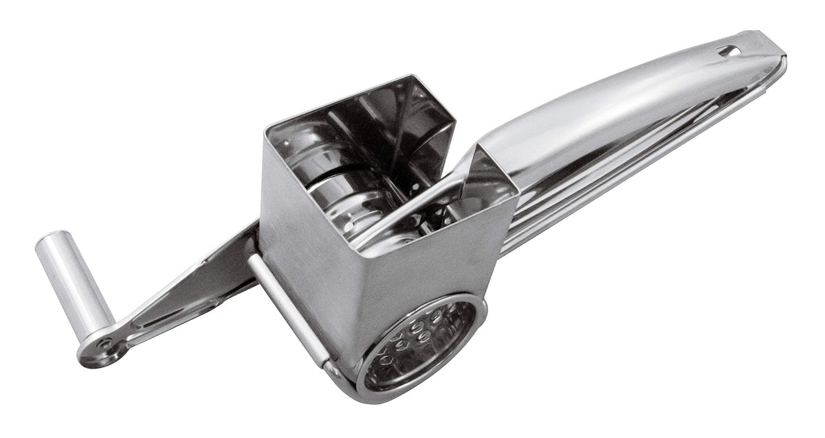 World Cuisine Rotary Grater by PADERNO – One Size, Stainless Steel, Gray, Model A5100020