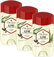 Old Spice Antiperspirant Deodorant, Alpine with Hemp Seed Oil 2.6 oz (Pack of 3)