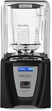 Blendtec Connoisseur 825 Commercial Blender (Black) & 96oz* WildSide+ Jar | Includes Sound Enclosure for Quiet Blending, Commercial Power and Reliability; 42 Preprogrammed Cycles for High-Volume Stores