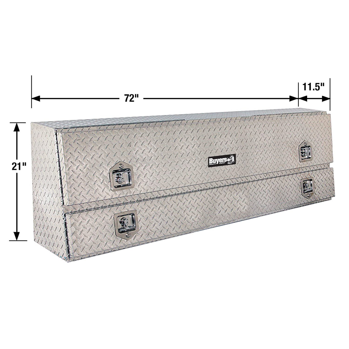 Buyers Products Company Diamond Tread / 72 x 21 x 13.5 / One Compartment Truck Bed Toolboxes
