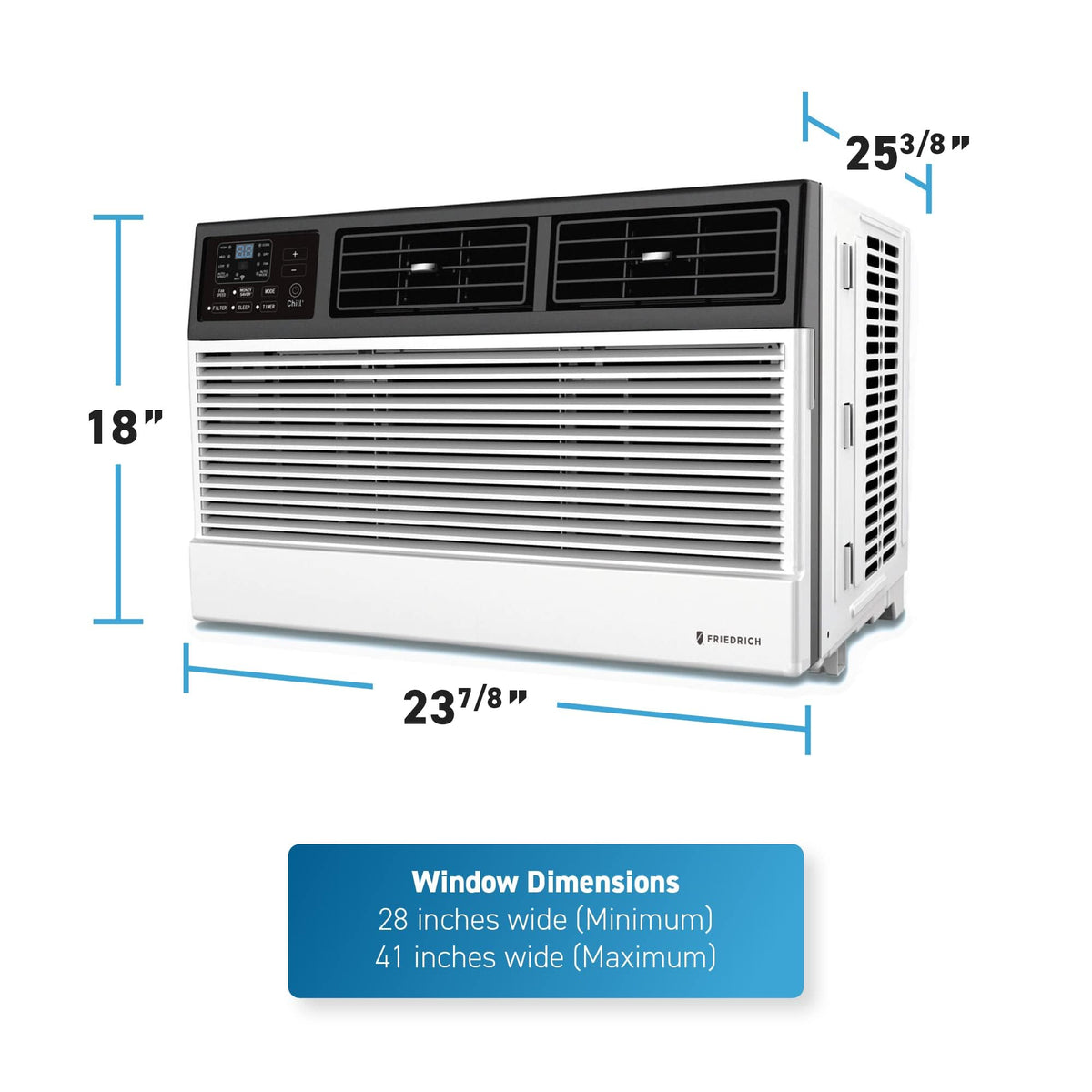 Chill Premier by Friedrich – 1 cubic_feet, White, Model CCW15B10B-CPS13