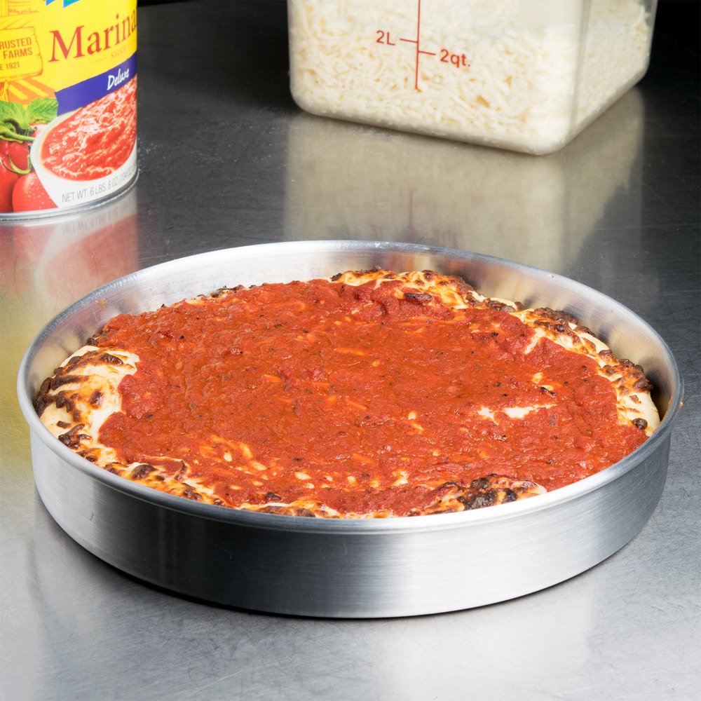 Pizza Pan by Royal Industries – Aluminum, Silver, Model ROY DP 10 2