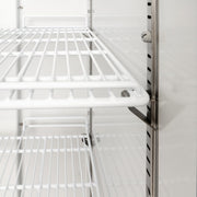 25" One Section Display Freezer w/Swing Doors - Bottom Mount Compressor by MOTAK – 26.60x28.90x81.70, In Description, Check Images, Model MGD-1DF-16-HC