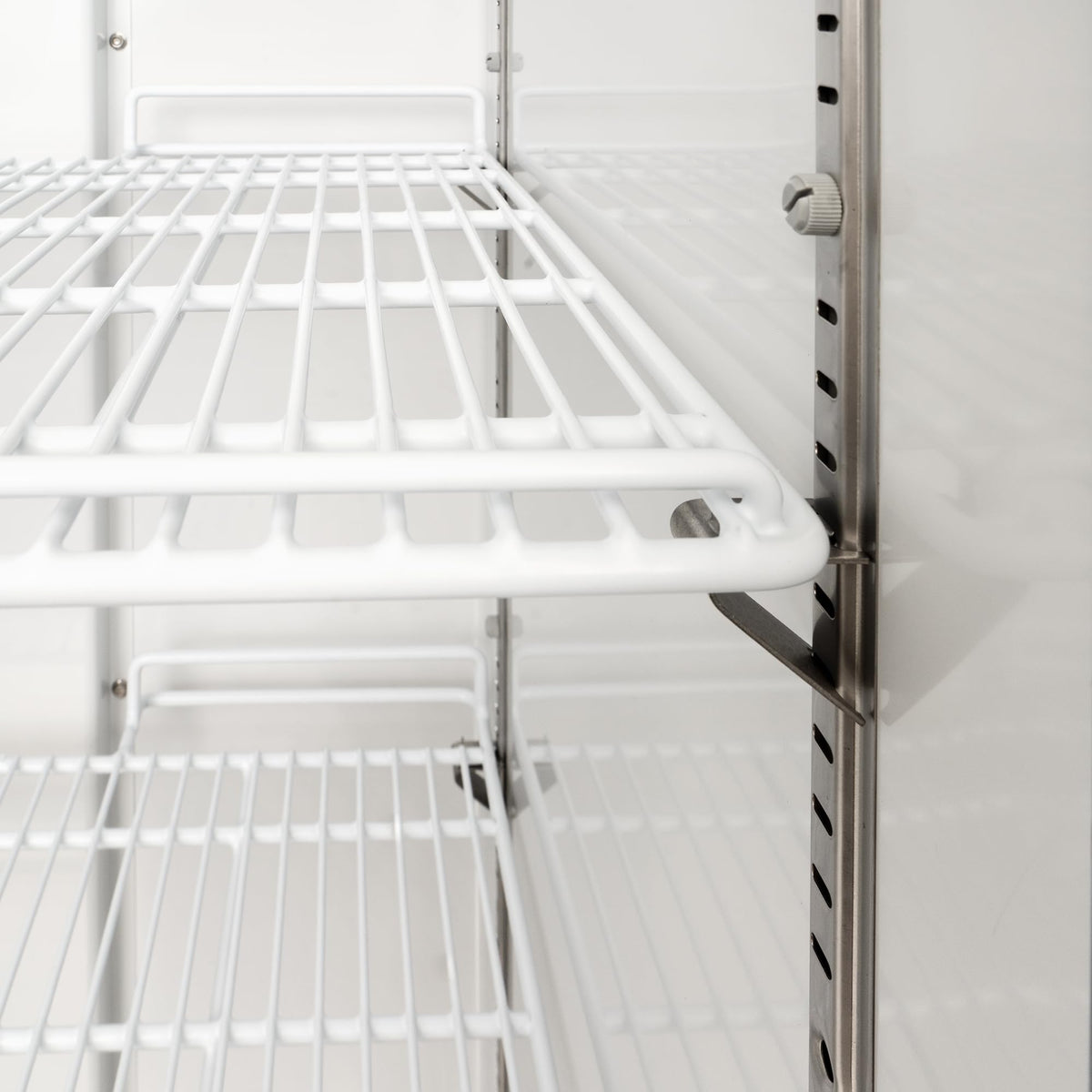 25" One Section Display Freezer w/Swing Doors - Bottom Mount Compressor by MOTAK – 26.60x28.90x81.70, In Description, Check Images, Model MGD-1DF-16-HC