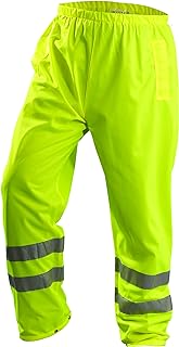 OccuNomix Add To Lookup List Class Rain Safety-pants, Yellow, Small US