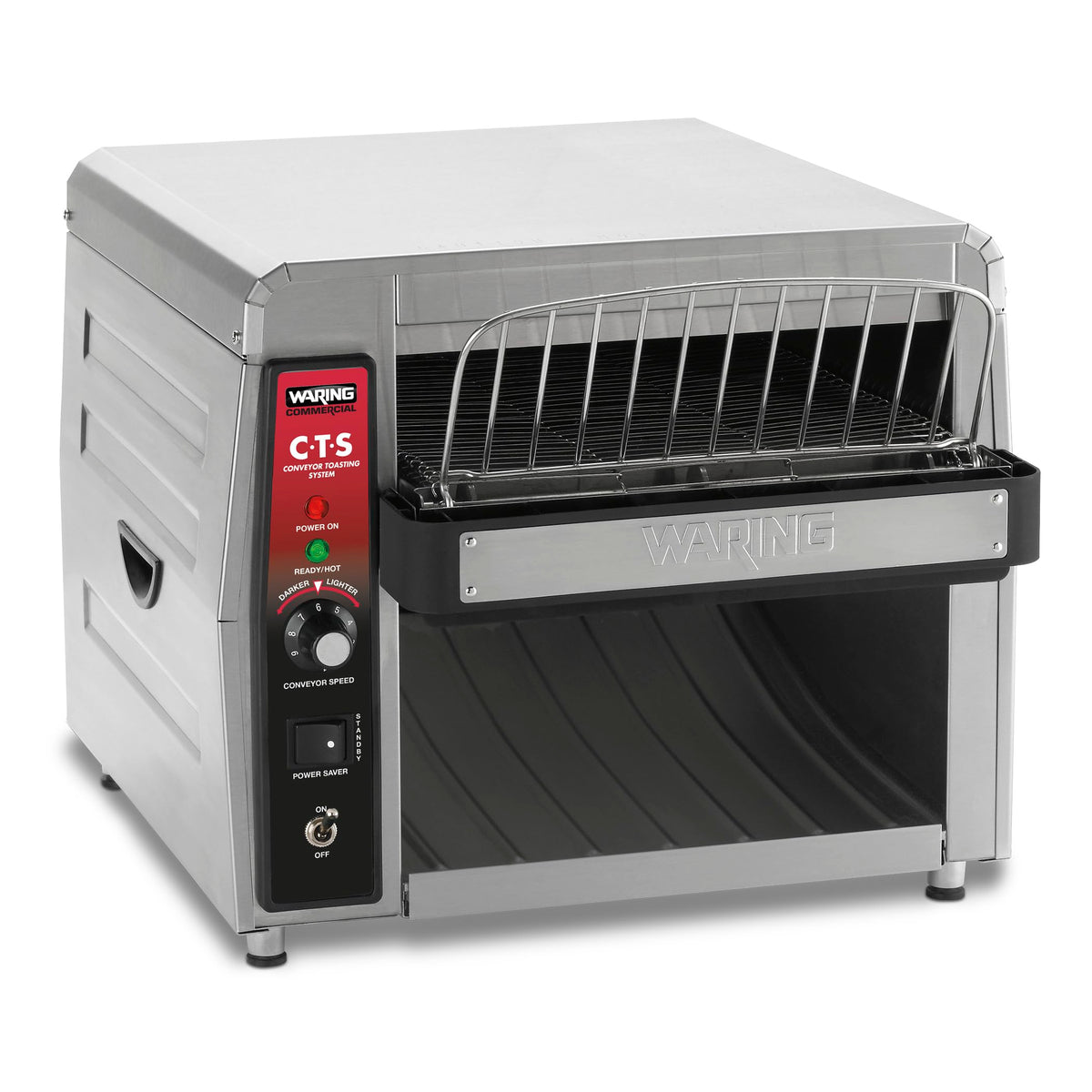 Heavy-Duty Conveyor Toaster with 450 Slices per Hour by Waring – 120-Volt, Stainless Steel, Silver, Model CTS1000