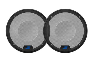 6.5" S-Series Speaker Grill by Alpine – Metal, black, Model KTE-S65G