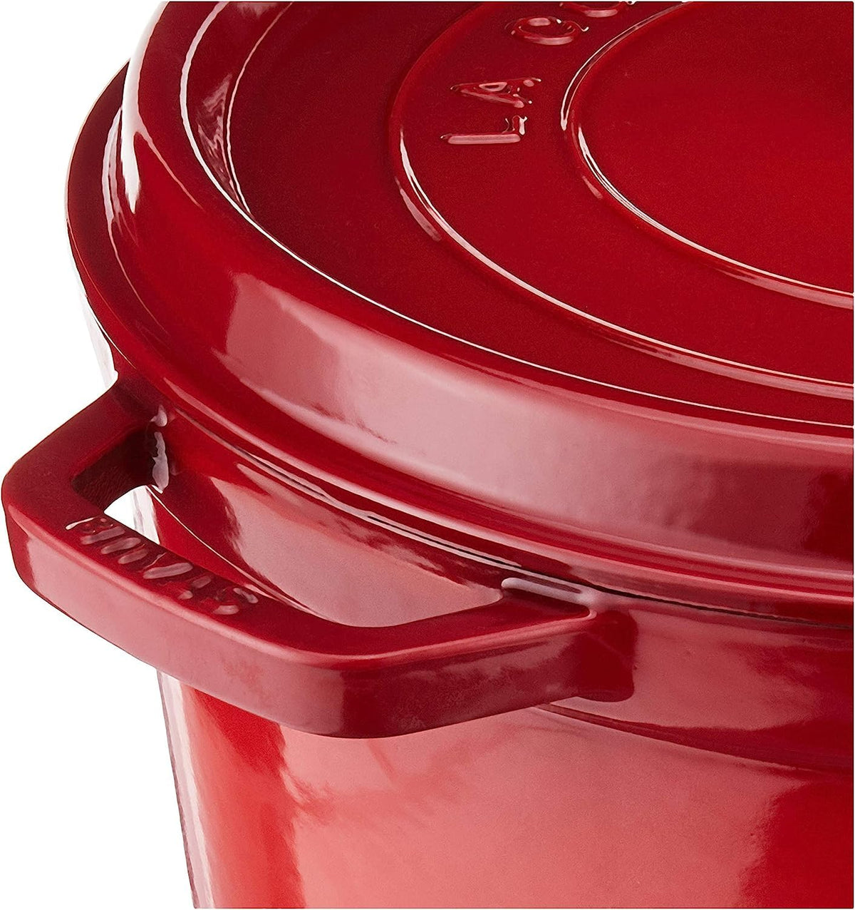 Cast Iron 9 quart Round Cocotte - Cherry by STAUB – 9-quart, 9 quarts, Cast Iron, Cherry, Model 1103203