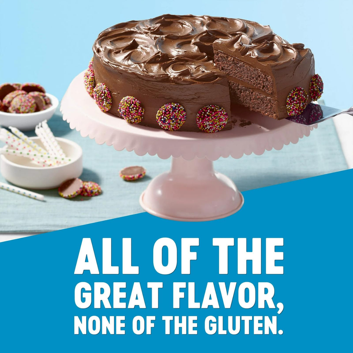 Gluten Free Chocolate Cake Mix by Krusteaz – 18 Ounces