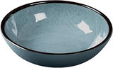 Elite Global Solutions DB51M-CB Small Round Crackle Bowl, 5" Dia. x 1 1/2" h., Melamine, Cameo Blue (Pack of 6)