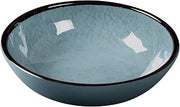 Elite Global Solutions DB51M-CB Small Round Crackle Bowl, 5" Dia. x 1 1/2" h., Melamine, Cameo Blue (Pack of 6)