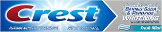 Crest Extra White + Scope Outlast Long Lasting Mint Toothpaste, 4 Ounce (Pack of 6)