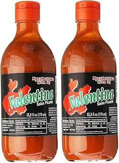 Valentina Salsa Picante Mexican Hot Sauce Extra Hot (2 Pack, Total of 25fl.oz)