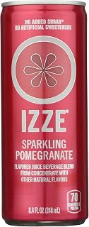 IZZE sparkling Juice, Pomegranate, 8.4 oz can