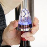 Electric Rechargeable Wine Opener with Base and Foil Cutter by Vinturi – Rechargeable, Plastic, Silver, Model V9046