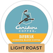 Caribou Coffee Daybreak Morning Blend Keurig K-Cups Coffee, 12 Count