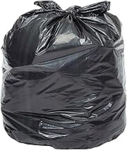 Global Industrial 12-16 Gallon Light Duty Black Trash Bags, 0.23 Mil, 1000 Bags/Case
