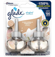 Plugins Refills Sheer Vanilla Embrace by Glade – 1 Count (Pack of 10), Pack of 10, Model 046500217647
