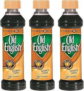 Old English for Light Woods, 8 fl oz Bottle, Wood Polish (Pack of 3)