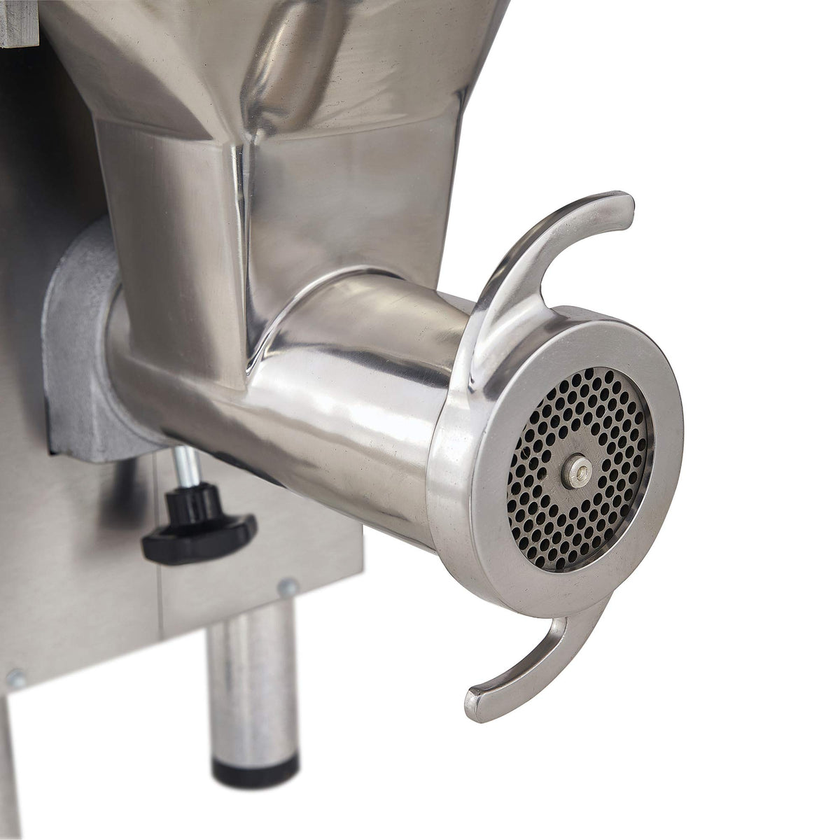 1 HP Motor 110V, 1 Phase, Stainless Steel Cabinet, HEADSTROCK, Auger and PAN, 1,700+ LBS/HR Grinding Capacity, Robust Headstock with Permanent AFFIXED Safety Guard. by PRO-CUT –