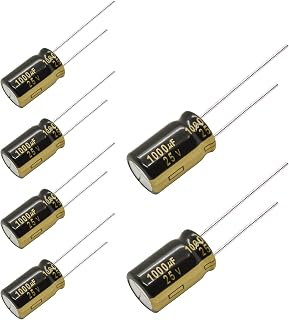 Replacement for 6 pcs Panasonic FM Series Capacitors 25V 1000uf Low Impedance