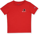 Champion Boys Premium Graphic T-Shirt with Textured Details Short Sleeve Crewneck Tee for Kids