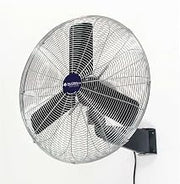 Global Industrial 30" Diameter Commercial Wall Mount Fan, Fixed & Oscillating (Black)