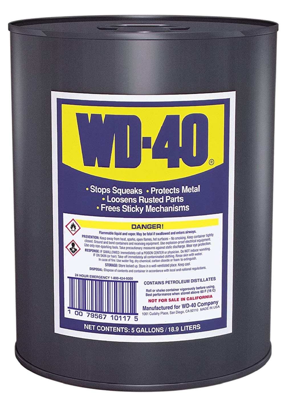 Multi-Use Product by WD-40 – 1-Pack, Lubricant, 5 Gallon, Model WD-40 - 49012 #3