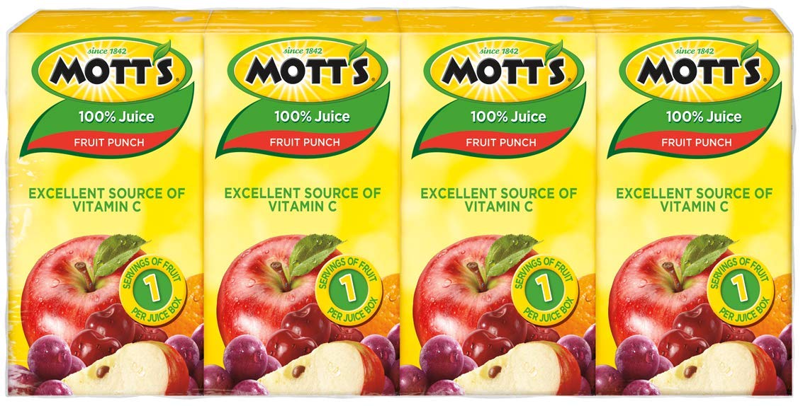 Fruit Punch 1 4/4.23 Ounce by Mott's – Pack of 11