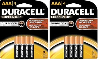 DURACELL Coppertop AAA Batteries, 4ct, 2pk
