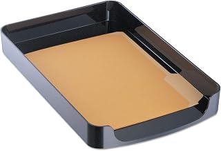 Officemate International Corp Front Loading Legal Tray, 10-1/4"x15-7/8"x2", Black