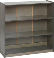 ECR4Kids 3-Shelf Wooden Bookcase, Adjustable Shelves, 36in H, Grey Wash