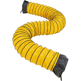 Global Industrial Indoor/Outdoor Flexible Duct – 20"Dia. x 25'L, Yellow