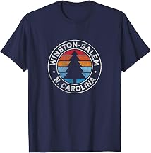 Winston-Salem North Carolina NC Vintage Graphic Retro 70s T-Shirt