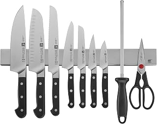 ZWILLING Pro 16-pc Knife Set With 17.5-inch Stainless Magnetic Knife Bar