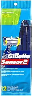 Gillette Sensor 2 Pivot Razors with Lubrastrip