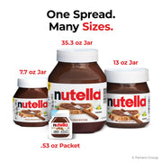 Creamy Hazelnut Spread with Cocoa by Nutella – 26.5 Ounce (Pack of 1), Brown, Model 544023