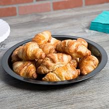 Round Serving Platter - 12" | Black | Pack of 25