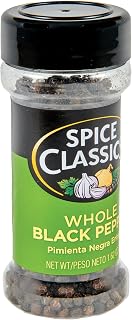 Spice Classics Whole Black Pepper, 1.62 oz (Pack of 12)
