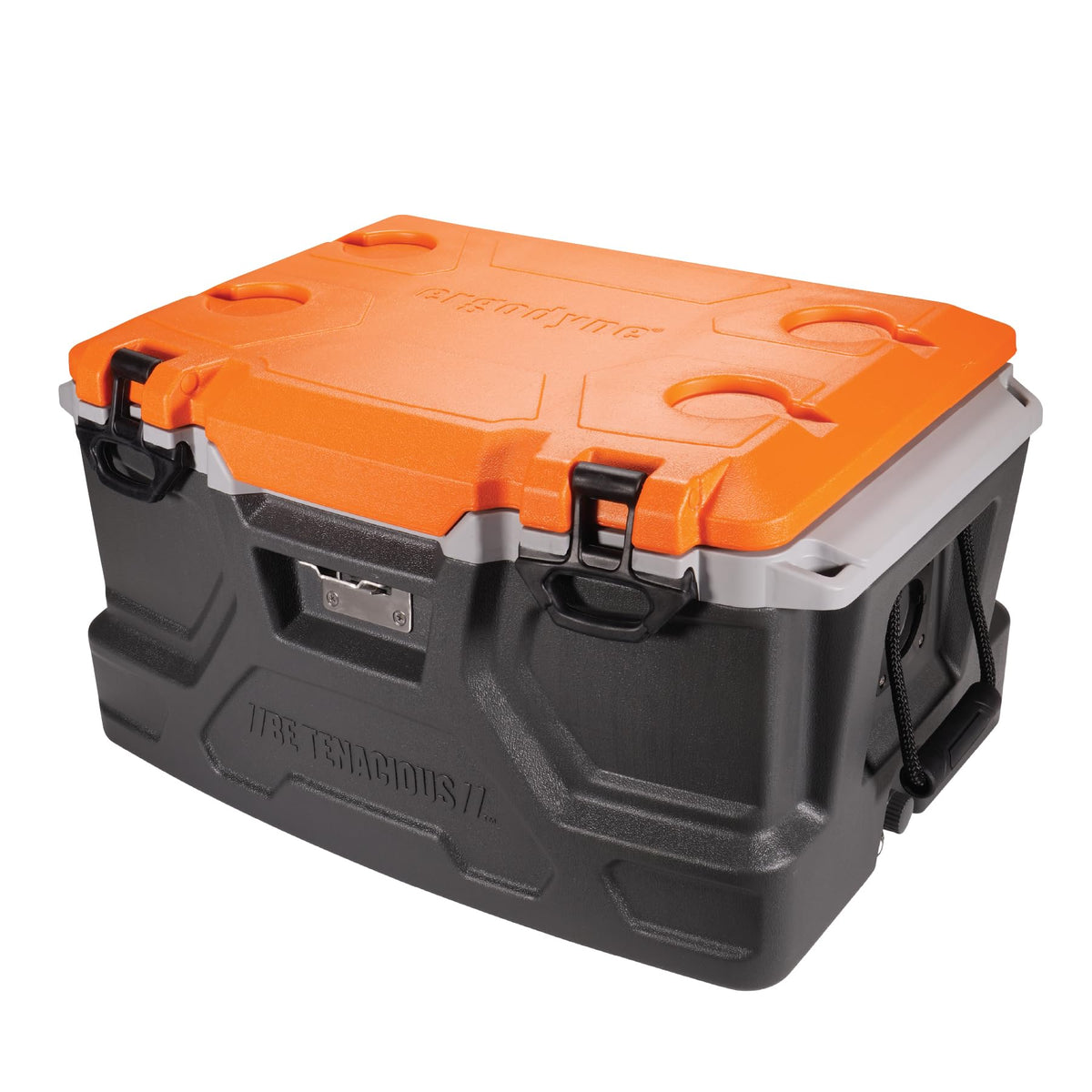 Chill Its 5171 Hard Sided Cooler by Ergodyne – 48-Quart, 48.0 quarts, Polyethylene (PE), Orange and Gray, Model 13171