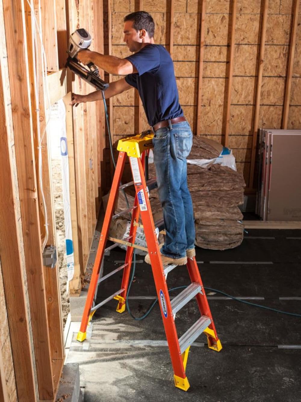 Werner 1 / 6 feet / Orange Step Ladders