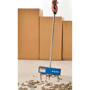 Magnetic Nail Sweeper With Load Release Handle by Global Industrial – 1.75"L x 11"W x 36.88"H, Silver/Blue, Model 116111
