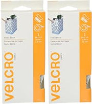 VELCRO Brand Velcro Home Decor Tape Roll 1" x 6' White (Pack of 2)