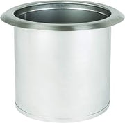 DISPENSE-RITE TCD-2-NB 6.25" Diameter Drop-in Trash Chute, Small, Stainless Steel