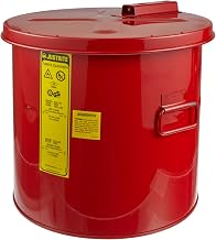 Justrite 27605 5 Gallon Dip Tanks, 14"H x 15"W, 16" Dia (Pack of 1)