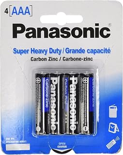 Panasonic Super Heavy Duty Battery AAA, 4 Count