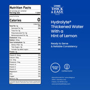Thick & Easy Water (Hint of Lemon) / 4 Fl Oz (Pack of 24) / Nectar Iced Tea
